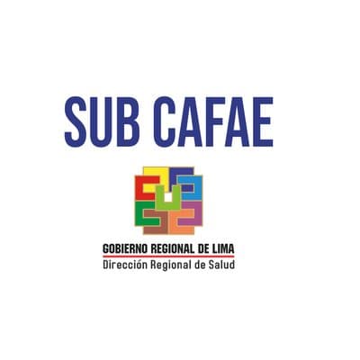 Logotipo de SUB CAFAE — Dirección Regional de Salud del Gobierno Regional de Lima